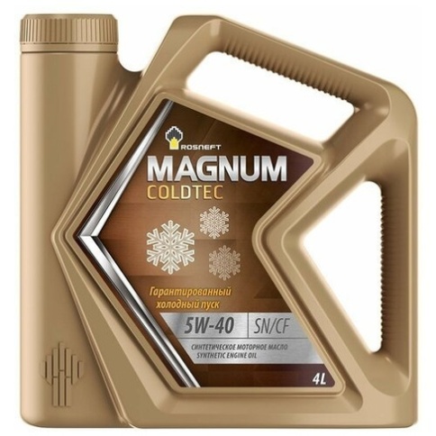 РОСНЕФТЬ Magnum COLDTEC 5/40 синт. 4л фото 1