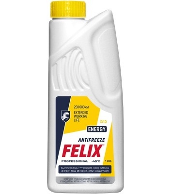 АНТИФРИЗ FELIX ENERGY 1кг желтый фото 1